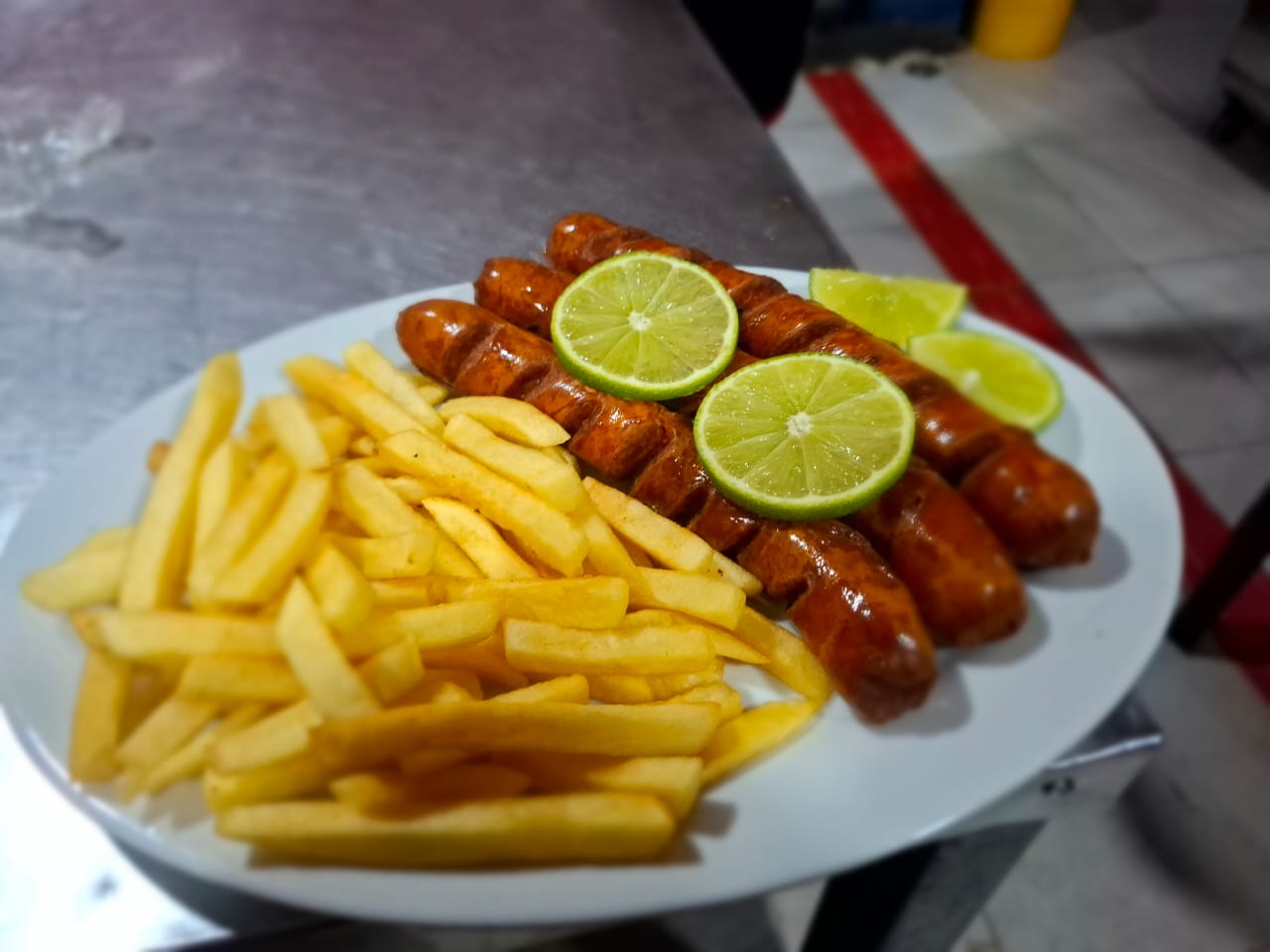 Chorizo con Papas